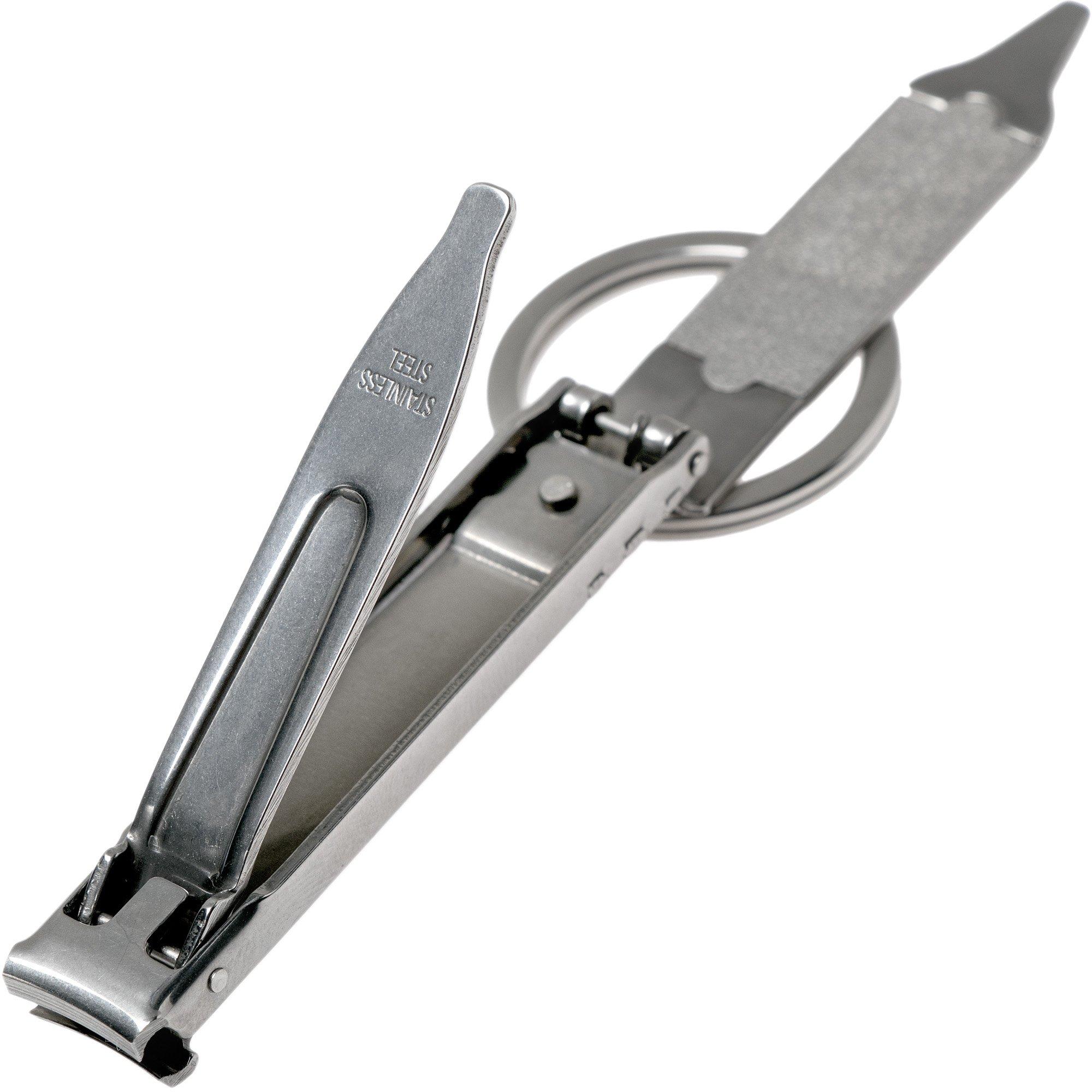 Victorinox 8.2055.CB Swiss Army Nail Clippers with Nail File, Stainless, in  Blister