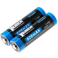 Afbeelding voor Wuben ABF920 14500 herlaadbare Li-ion-accu, 920 mAh, 2 stuks