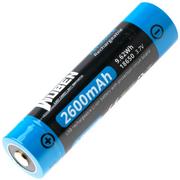Afbeelding voor Wuben ABE2600CR 18650 oplaadbare Li-ion-accu met USB-C, 2600 mAh