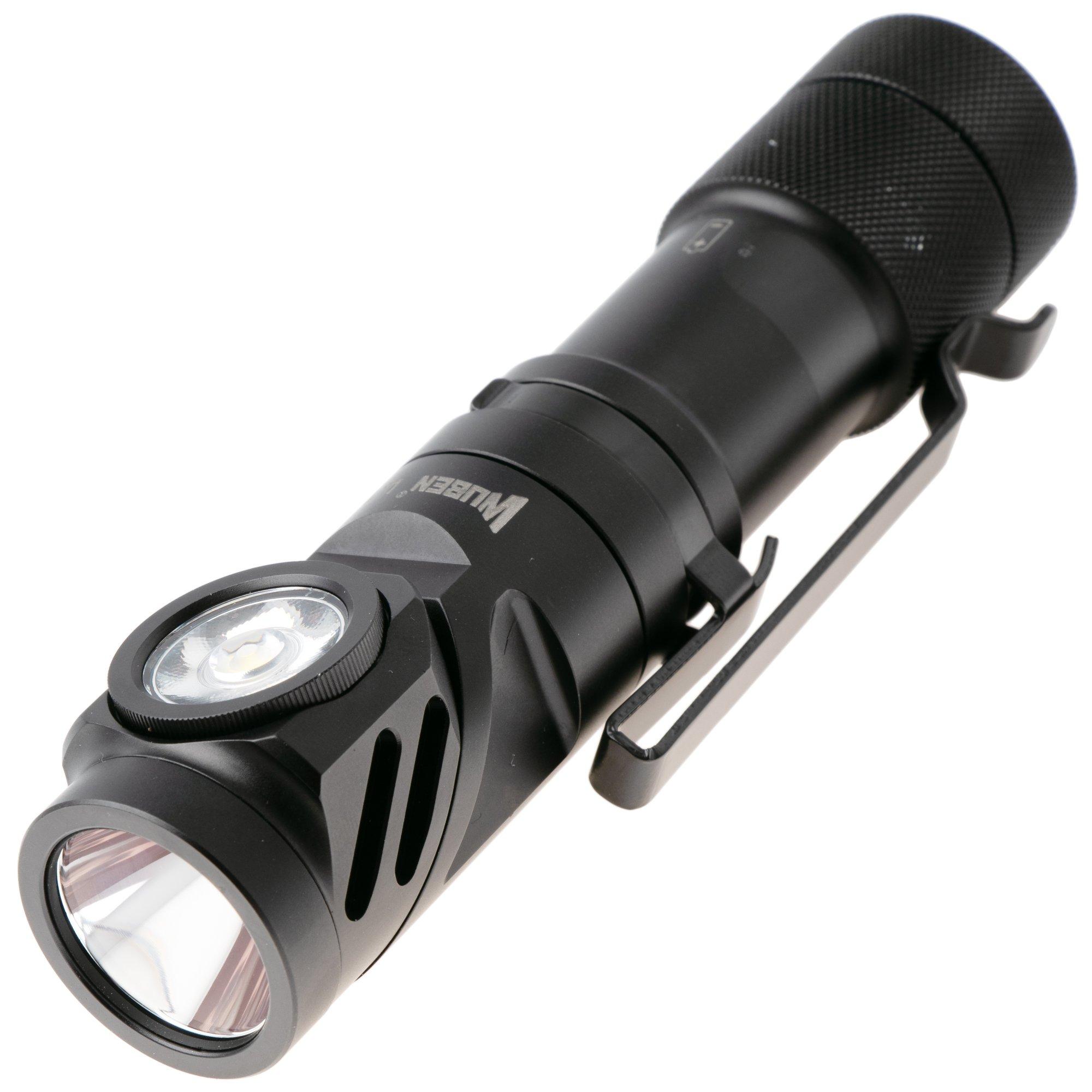 Wuben L1 OSRAM P9 LED, torcia tattica EDC ricaricabile e powerbank, 2000 lumen
