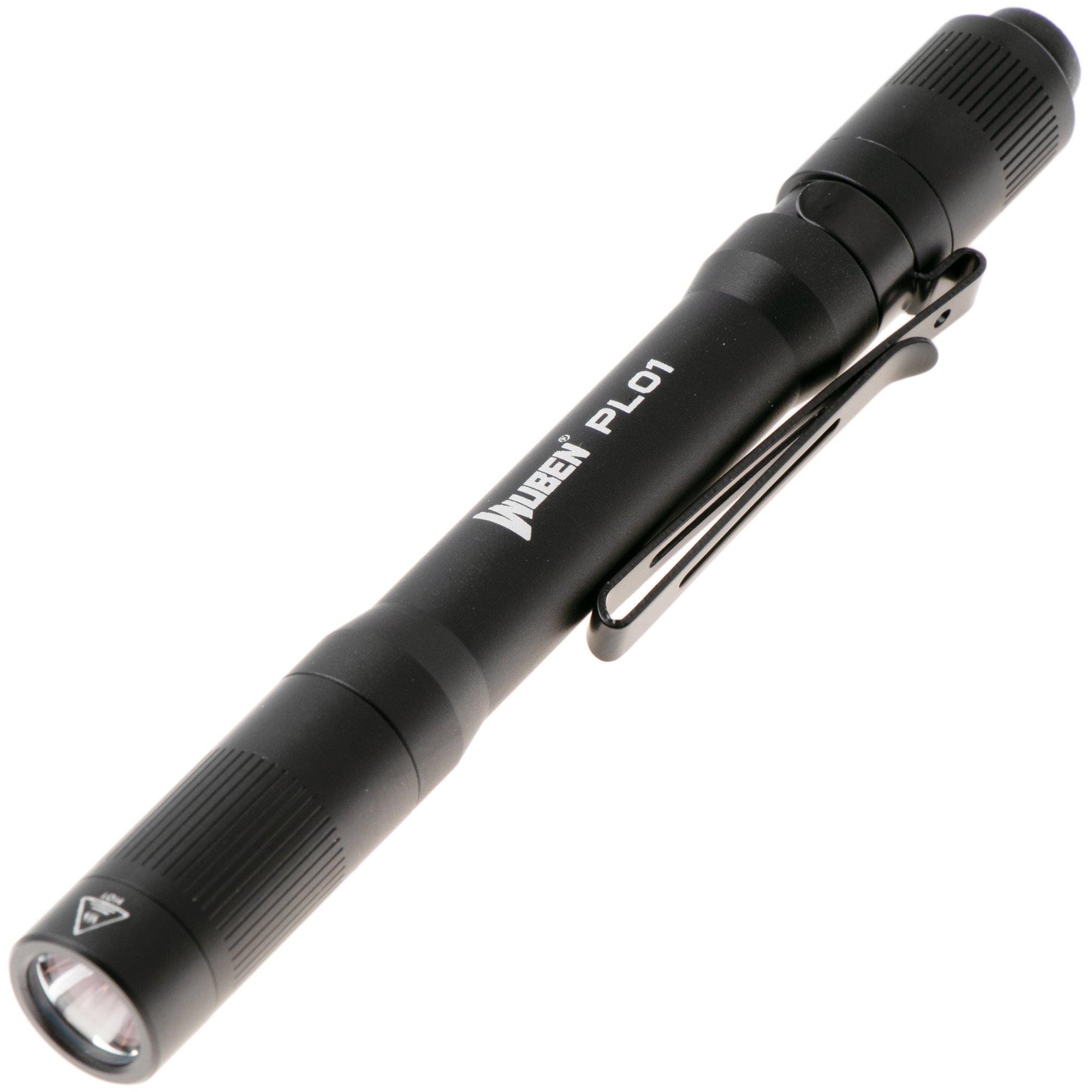 Wuben PL01 Black, torcia EDC penlight ricaricabile, 650 lumen