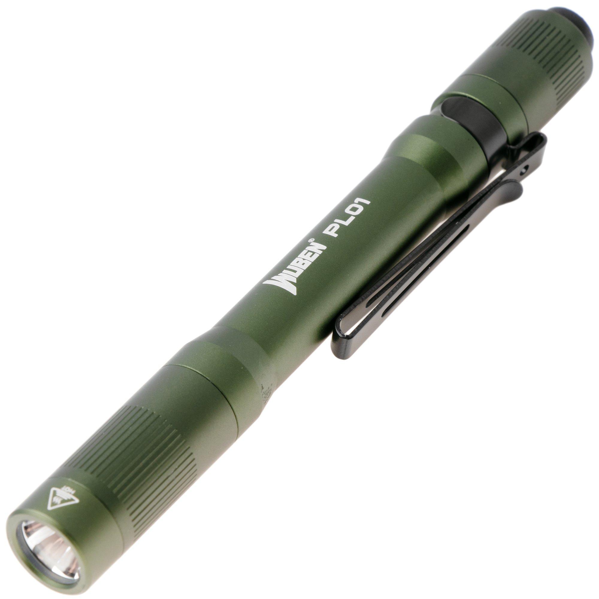 Wuben PL01 Green, torcia EDC penlight ricaricabile, 650 lumen