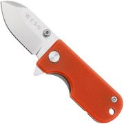 Nóż składany WESN Microblade SN01-5 Salmon G10, Titanium