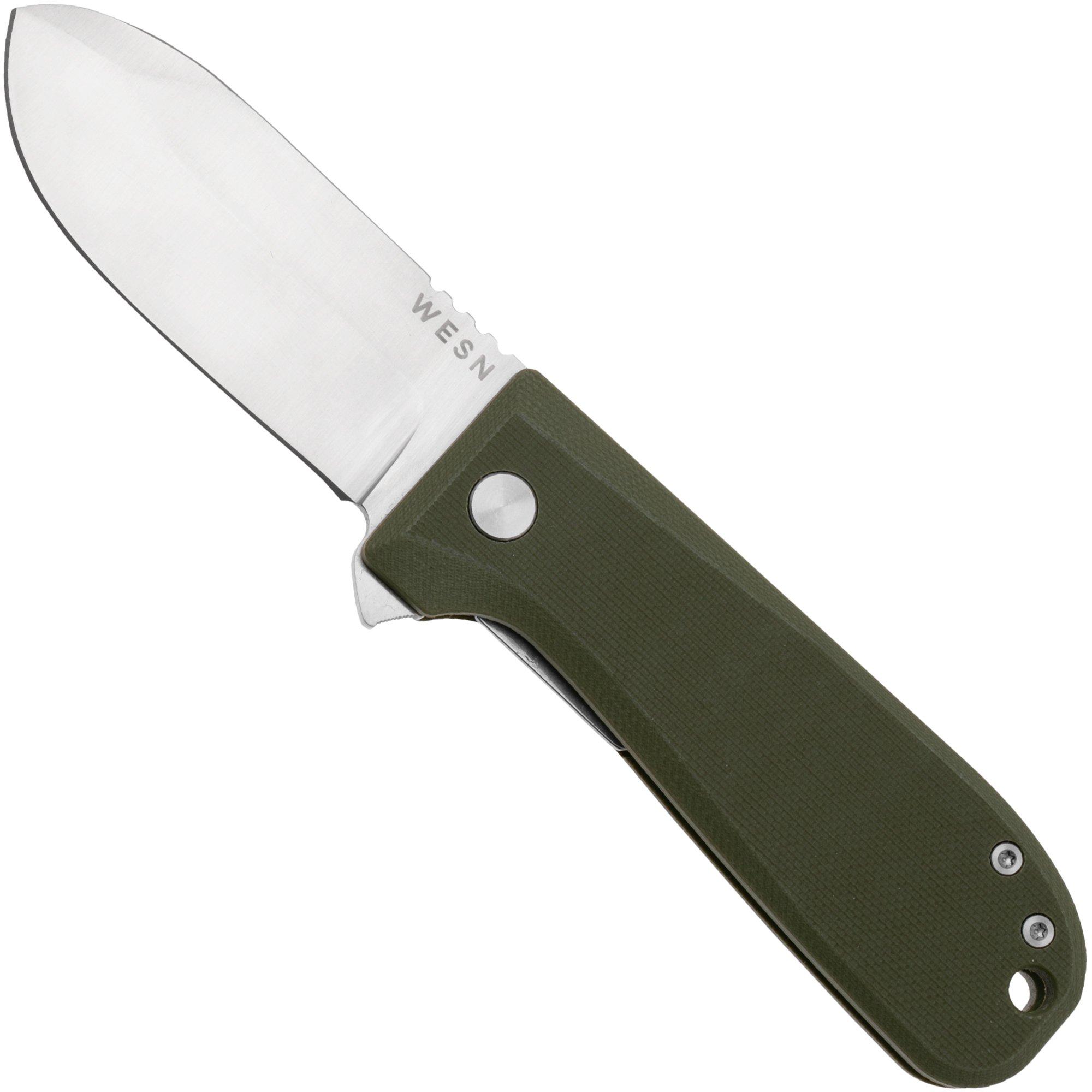 WESN Allman SN04-2, CPM S35VN, OD Green G10, Taschenmesser