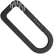 WESN CB, SN08-1, Black Titanium, carabiner