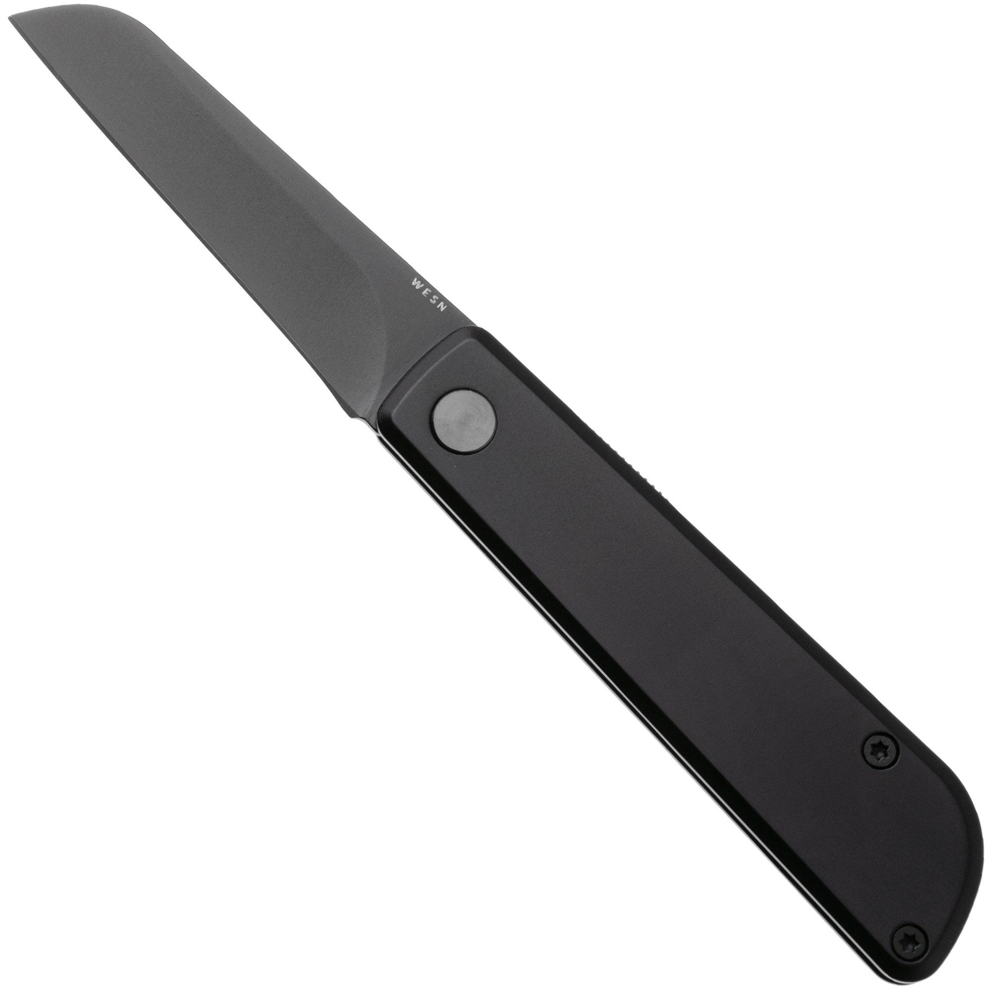 WESN Samla Blacked Out SN14-6 Black 12C27, Black Titanium, zakmes