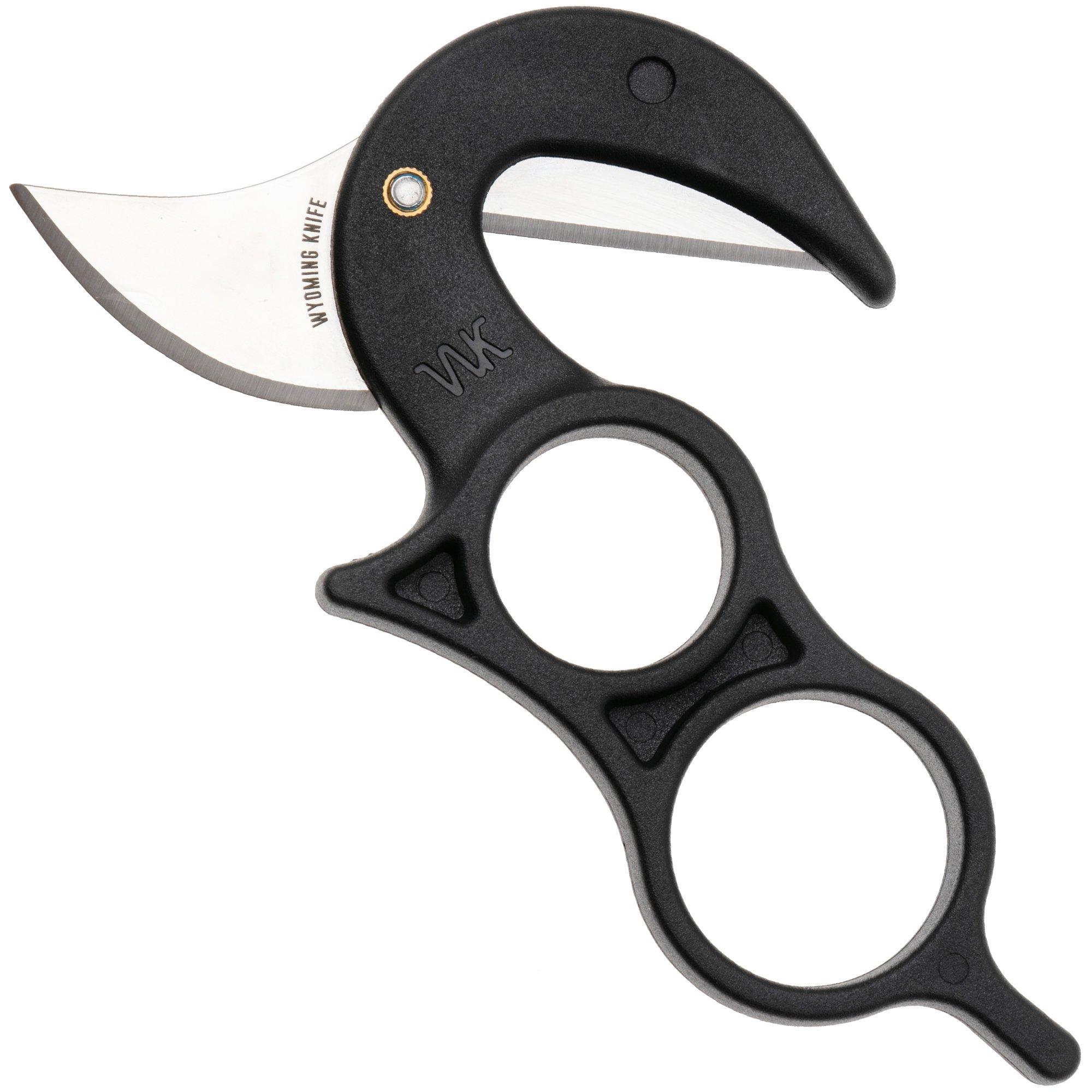 Nóż do patroszenia Wyoming Knife WY1 The Original Field Dressing Knife, Black Polymer, skórzana pochwa