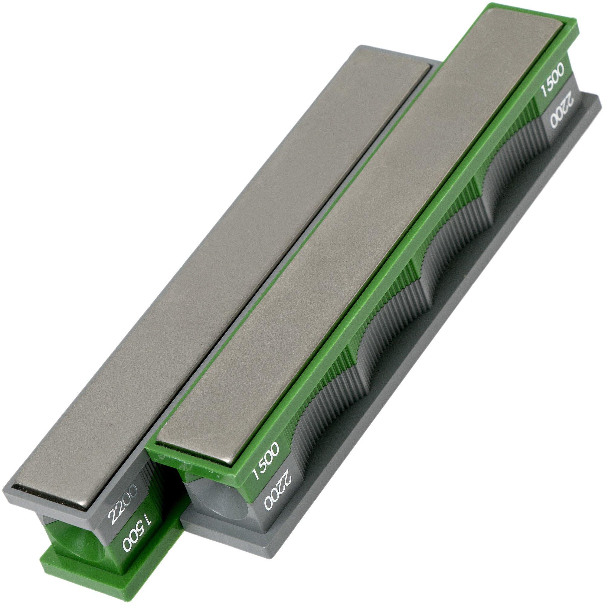 Zestaw diamentowych kamieni ostrzących Wicked Edge, ekstra drobnoziarnisty 1500/2200