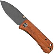 WE Knife Banter, 2004K, Cuibourtia Wood, S35VN pocket knife, Ben Petersen design