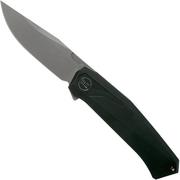 WE Knife Gava 2006B Black pocket knife, Rafal Brzeski design