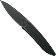 WE Knife Black Void Opus 2010D Black Black G10 pocket knife, Justin Lundquist design