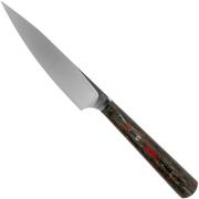 WE Knife Yakula 2013B Red & Black Carbon fibre, utility knife 11 cm