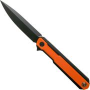 WE Knife Peer 2015B Orange G10, Black, couteau de poche, Ostap Hel design