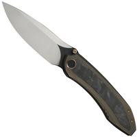 Afbeelding voor WE Knife Winsome WE23092-3 Satin, Bronze Titanium Marble Carbon Inlay, zakmes