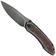 Image pour WE Knife Winsome WE23092-4 Polished Gray, Polished Gray Titanium Lava Flow Fat Carbon Inlay, couteau de poche
