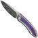 Afbeelding voor WE Knife Winsome WE23092-DS1 Fafnir Damasteel, Polished Bead Blasted Titanium Timascus Inlay, zakmes