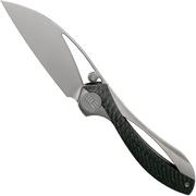 WE Knife Pleroma 821A grey couteau de poche, Elijah Isham design