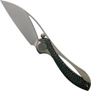 WE Knife Pleroma 821B champagne coltello da tasca, Elijah Isham design