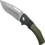 WE Knife JIXX 904A pocket knife, green G10, Mikkel Willumsen design