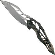 WE Knife Arrakis 906CF-A Taschenmesser, Satin, Champagne, Elijah Isham Design