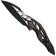 Afbeelding voor WE Knife Arrakis 906CF-E Black Stonewashed Vanax, Integral Black Titanium. Copper Foil Carbon Fiber Inlay, Limited Edition zakmes, Elijah Isham design