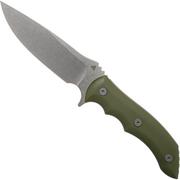 WE Knife Stonefish 919A green vaststaand mes