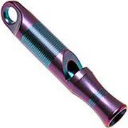WE Knife Titanium Emergency whistle 120dB purple, A-05A
