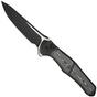 Obraz dla Nóż składany WE Knife 702XI, WE07B-2 Blackwashed Böhler M390, Black Titanium, Aluminum Foil Carbon Fiber Inlay, 11th Anniversary Limited Edition