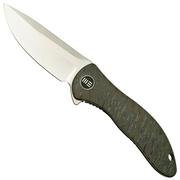 WE Knife Synergy 2v2 WE18046D-2, Titanium Tiger Stripe, navaja, diseño Jim O’Young