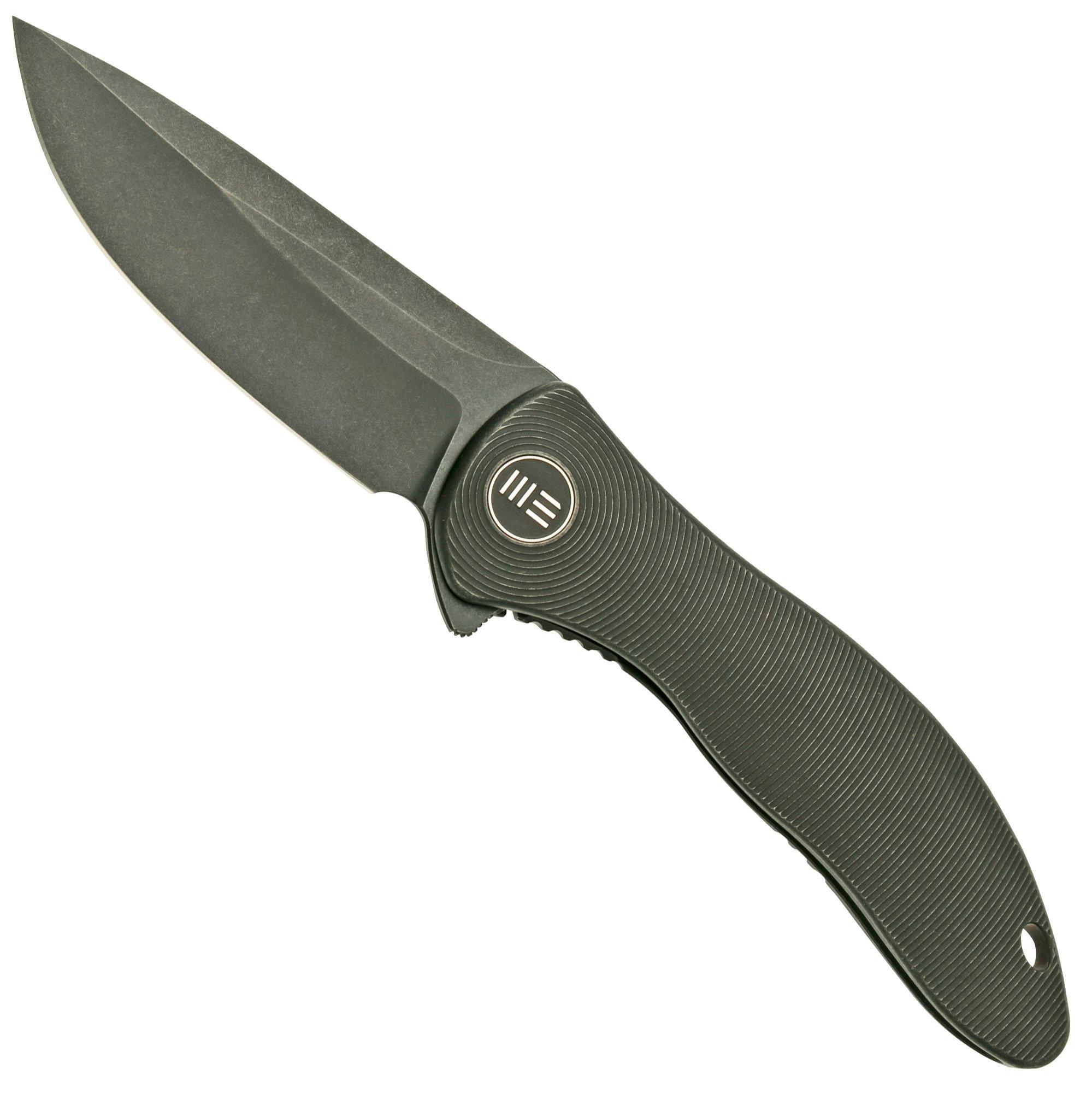 Nóż składany WE Knife Synergy 2v2 WE18046D-3, Black Titanium, projekt Jim O'Young