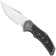 WE Knife Magnetron Gray Titanium Rose Carbon Fiber, Hand Rubbed CPM 20CV WE18058-2 pocket knife