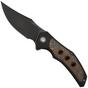 Image for WE Knife Magnetron Black Titanium Copper Foil Carbon Fiber, Black Stonewashed CPM 20CV WE18058-3 pocket knife