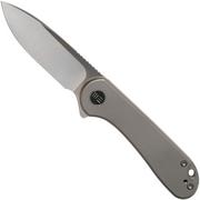 WE Knife Elementum WE18062X-1 Satin, Gray Titanium pocket knife