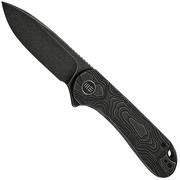 Afbeelding voor WE Knife Elementum WE18062XA-1, Black Stonewashed CPM MagnaCut, Black Titanium zakmes
