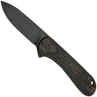 Imagem para WE Knife Elementum WE18062XA-3, Black Stonewashed CPM MagnaCut, Black/Bronze Titanium navalha