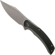 WE Knife Snick WE19022F-1 Stonewashed, Black G10 zakmes