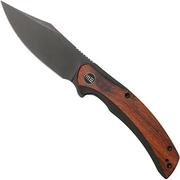 WE Knife Snick WE19022F-3 Blackwashed, Cuibourtia Wood pocket knife