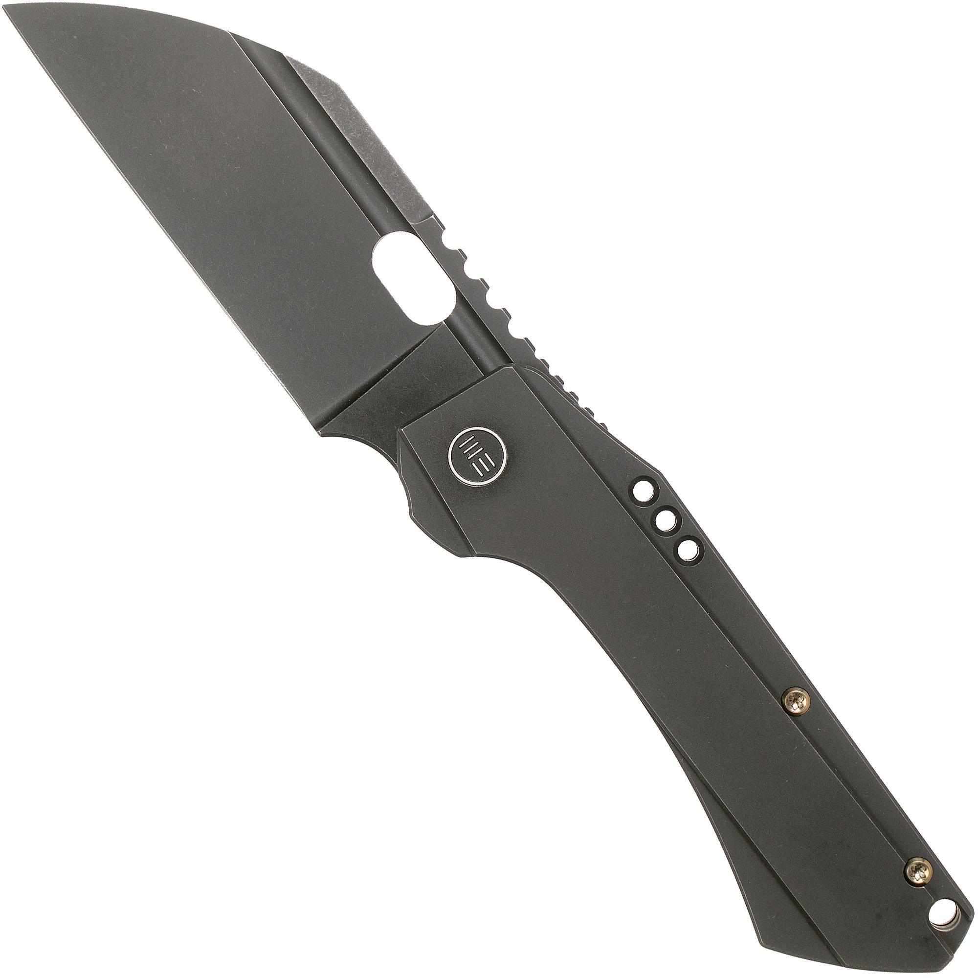 Nóż składany WE Knife Roxi 3 WE19072-2 Black Titanium, projekt Todd Knife & Tool