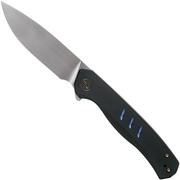 WE Knife Seer WE20015-1 Hand Rubbed, Black Titanium Limited Edition zakmes