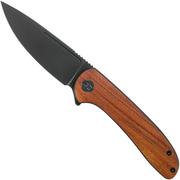 WE Knife Saakshi WE20020C-3 Black Stonewashed, Cuibourtia Taschenmesser