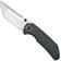 Image for WE Knife Thug XL, WKWE20028D-2, Shredded Carbonfiber, Grey Titanium, Satin CPM-20CV pocket knife