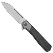 WE Knife Soothsayer WE20050-1 Grey Titanium/Carbonfiber, coltello da tasca