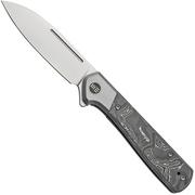 WE Knife Soothsayer WE20050-3 Grey Titanium/Carbonfiber, couteau de poche