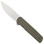 WE Knife Charith Tiger Stripe Flamed Titanium, CPM 20CV Limited Edition, WE20056B-2 couteau de poche