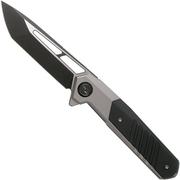 WE Knife Arsenal WE20073-3 Two-Tone, Black G10 pocket knife, Ostap Hel design