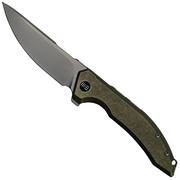 WE Knife Quixotic WE21016-4, Green Titanium pocket knife