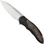 Obraz dla Nóż składany WE Knife Makani WE21048B-1, Black Titanium, Copper Foil Carbonfiber inlay, CPM 20CV