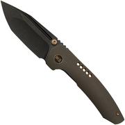 Nóż składany WE Knife Trogon WE22002-2 Bronze Titanium, Black Stonewashed CPM 20CV