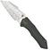Image for WE Knife High-Fin, WE22005-DS1, Black Titanium, Hakkapella Damasteel pocket knife