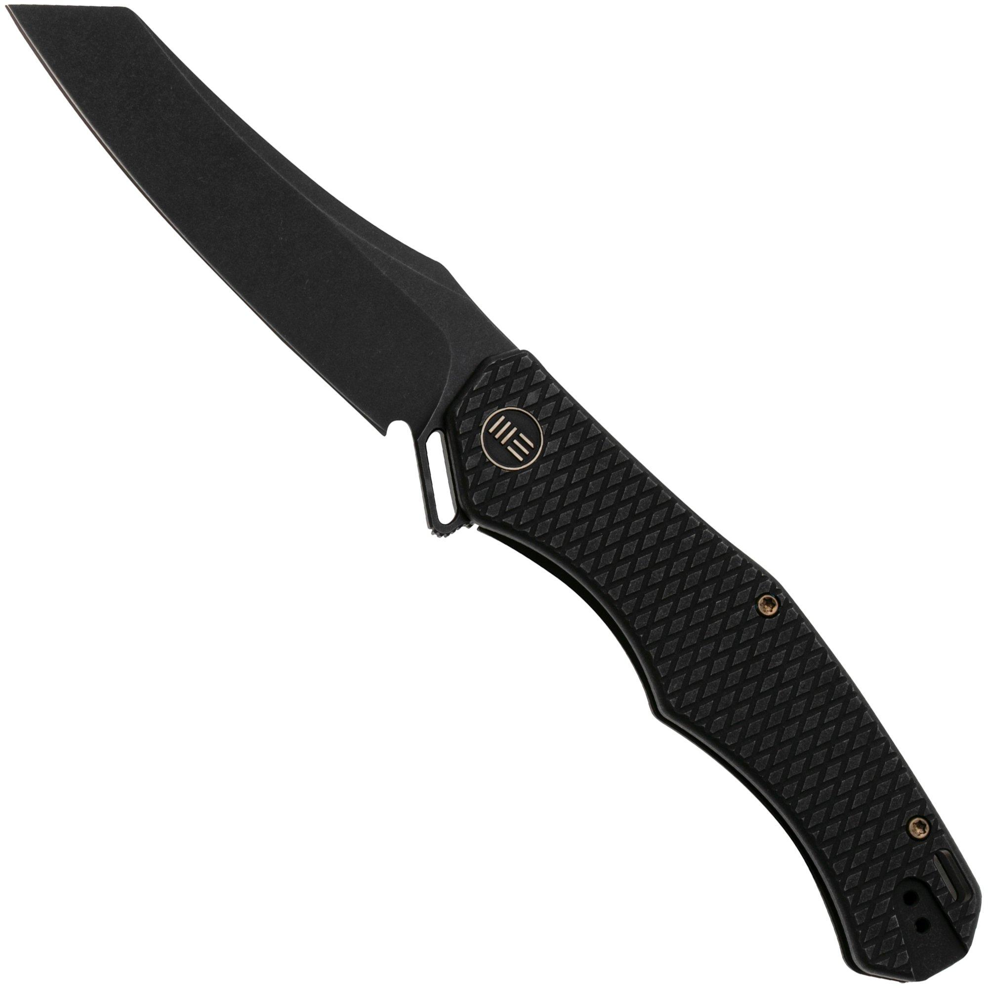 Nóż składany WE Knife RekkeR WE22010G-1 Blackwashed CPM 20CV, Black Titanium Diamond Pattern, projekt Kyle Lamb
